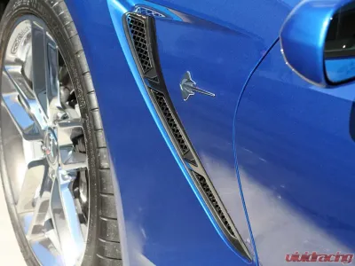 American Car Craft 6Pc Stainless Steel Front Side Vent Grille Overlay Chevrolet Corvette Stingray C7 2014-2019 - ACC-052008