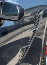 American Car Craft 10Pc Aluminum Stainless Steel Front Side Vent Grille Overlay Chevrolet Corvette Stingray C7 2014-2019                                     - ACC-052009 - Image 3