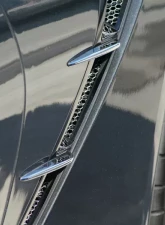 American Car Craft 10Pc Aluminum Stainless Steel Front Side Vent Grille Overlay Chevrolet Corvette Stingray C7 2014-2019                                     - ACC-052009 - Image 3