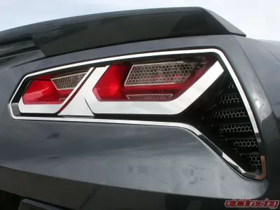 American Car Craft 8Pc Polished Stainless Steel Taillight Trim Kit Chevrolet Corvette Stingray C7 2014-2019 - ACC-052013