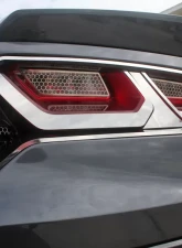 American Car Craft 8Pc Polished Stainless Steel Taillight Trim Kit Chevrolet Corvette Stingray C7 2014-2019                                     - ACC-052013 - Image 2