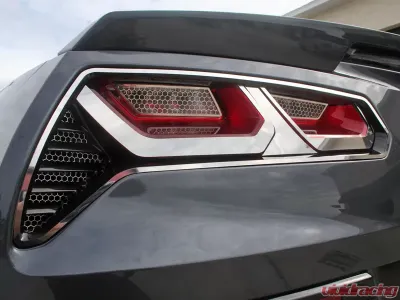 American Car Craft 8Pc Polished Stainless Steel Taillight Trim Kit Chevrolet Corvette Stingray C7 2014-2019 - ACC-052013