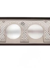 American Car Craft Stainless Steel Perforated Exhaust Filler Panel Chevrolet Corvette C7 | Z06 | ZR1 | GS 2014-2019                                     - ACC-052017 - Image 3