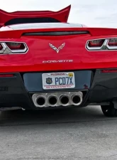 American Car Craft Stainless Steel Perforated Exhaust Filler Panel Chevrolet Corvette C7 | Z06 | ZR1 | GS 2014-2019                                     - ACC-052017 - Image 3