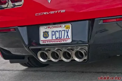 American Car Craft Perforated Illuminated Exhaust Filler Panel Chevrolet Corvette C7 | GS | Z06 | Z51 | ZR1 2014-2019 - ACC-052018