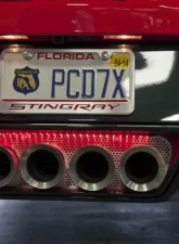 American Car Craft Perforated Illuminated Exhaust Filler Panel Chevrolet Corvette C7 | GS | Z06 | Z51 | ZR1 2014-2019                                     - ACC-052018 - Image 2