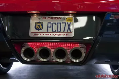 American Car Craft Perforated Illuminated Exhaust Filler Panel Chevrolet Corvette C7 | GS | Z06 | Z51 | ZR1 2014-2019 - ACC-052018