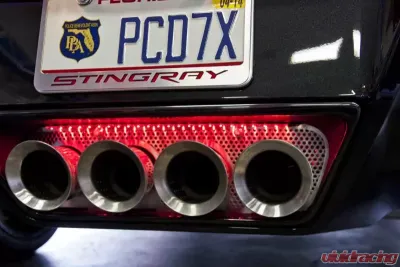 American Car Craft Perforated Illuminated Exhaust Filler Panel Chevrolet Corvette C7 | GS | Z06 | Z51 | ZR1 2014-2019 - ACC-052018