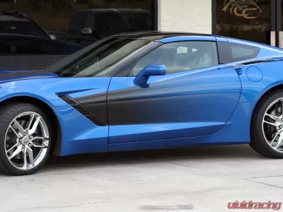 American Car Craft Premium Vinyl Side Graphic Sport Fade Chevrolet Corvette Stingray C7 2014-2019 - ACC-052021