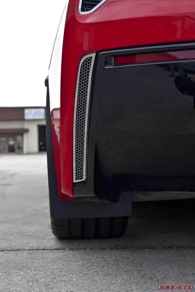 American Car Craft 4Pc Carbon Fiber Wrapped Mud Guards Chevrolet Corvette Z06 | Z51 | Stingray C7 2014-2019 - ACC-052024