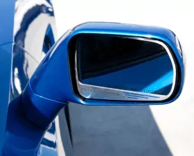 American Car Craft 2Pc Blue Carbon Fiber Side View Mirror Trim Etched Stingray w/Slots Chevrolet Corvette Stingray C7 2014-2019