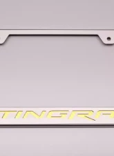 American Car Craft Purple Carbon Fiber License Plate Frame Stingray Lettering Chevrolet Corvette Stingray C7 2014-2019                                     - ACC-052032-PUR - Image 2