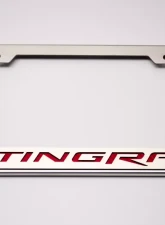 American Car Craft Illuminated Green License Plate Frame Stingray Lettering Chevrolet Corvette Stingray C7 2014-2019                                     - ACC-052032-GRNL - Image 2