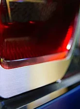 American Car Craft 8pc Brushed Stainless Steel Taillight Bezel Trim w/ Etched Emblem Chevrolet Corvette C7 Z06 | Grand Sport 2014-2019                                     - ACC-052047-B - Image 2