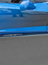 American Car Craft 22 Gauge Stainless Steel w/Carbon Fiber Overlay Side Skirts Chevrolet Corvette Stingray C7 | Z51 2014-2019                                     - ACC-052048 - Image 3