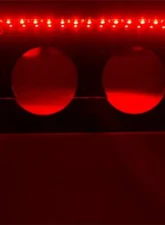 American Car Craft Powder Coated Black Illuminated Red Exhaust Filler Plate Chevrolet Corvette Stingray C7 | Z06 | Z51 | ZR1 2014-2019                                     - ACC-052055 - Image 2