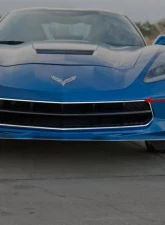 American Car Craft Polished Stainless Steel Front Grille Factory Trim Ring Chevrolet Corvette Stingray C7 2014-2019                                     - ACC-052056 - Image 3