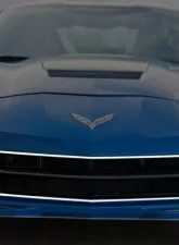 American Car Craft Polished Stainless Steel Front Grille Factory Trim Ring Chevrolet Corvette Stingray C7 2014-2019                                     - ACC-052056 - Image 2