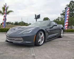 American Car Craft 3Pc Stainless Steel Retro Matrix Series Front Grille Chevrolet Corvette Stingray C7 | Z51 2014-2019