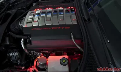 American Car Craft 2Pc Blue Led Fuel Rail Lighting Kit Chevrolet Corvette Stingray C7 2014-2019 - ACC-053002-BLUL