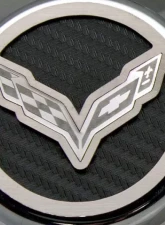 American Car Craft 6Pc Flag Style Manual Trans Synergy Green Solid Fluid Cap Covers Chevrolet Corvette Stingray C7 | Z06 | Z51 2014-2019                                     - ACC-053014-SGRN - Image 2