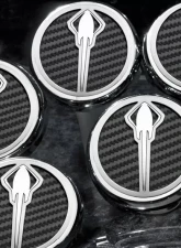 American Car Craft 5Pc Automatic Trans Black Carbon Fiber Stingray Emblem Fluid Cap Covers Chevrolet Corvette C7 | Z06 | Z51 2014-2019                                     - ACC-053015-BLK - Image 2