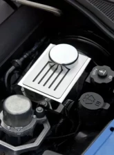 American Car Craft Black Carbon Fiber Manual Trans Brake Master Cylinder Cover w/Ribbed Slots Chevrolet Corvette C7 | Z06 | Z51 | ZR1 2014-2019                                     - ACC-053039-BLK - Image 2