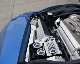 American Car Craft 3Pc Perforated Polished Finish Inner Fender Covers Chevrolet Corvette Stingray C7 | Z06 | GS 2014-2019