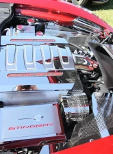 American Car Craft 2Pc Oil Fill Version Lower Fuel Rail Covers Chevrolet Corvette Stingray C7 2014-2019                                     - ACC-053054 - Image 3