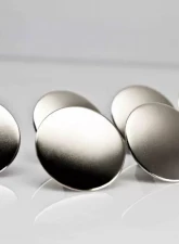 American Car Craft 1 5/8" Nickel Plated Buttons Hood Liner Fasteners Kit Chevrolet Corvette Stingray C7 | Z06 | Z51 2014-2019                                     - ACC-053060 - Image 3