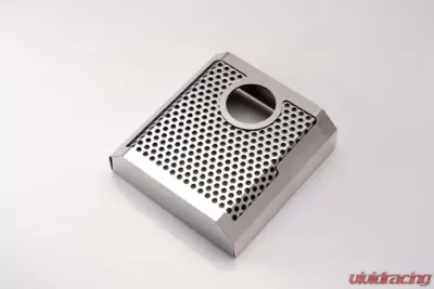 American Car Craft Brushed Automatic Perforated Master Cylinder Cover Chevrolet Corvette Stingray C7 | Z06 | Z51 | ZR1 2014-2019 - ACC-053065