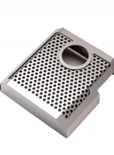 American Car Craft Brushed Manual Perforated Master Cylinder Cover Chevrolet Corvette Stingray C7 | Z06 | Z51 | ZR1 2014-2019                                     - ACC-053066 - Image 2