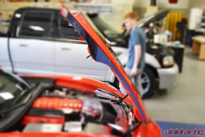 American Car Craft 2Pc Polished Stainless Steel Hood Side Caps Chevrolet Corvette Stingray C7 2014-2019 - ACC-053073