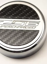 American Car Craft 6Pc Manual Carbon Fiber Fluid Cap Cover Chevrolet Corvette Z06 C7 2015-2019                                     - ACC-053094 - Image 2