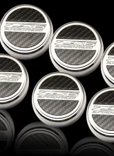 American Car Craft 6Pc Manual Carbon Fiber Fluid Cap Cover Chevrolet Corvette Z06 C7 2015-2019                                     - ACC-053094 - Image 2