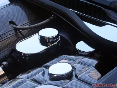 American Car Craft Cap 6Pc Manual Chrome Fluid Cap Cover Chevrolet Corvette C7 Z06 | Grand Sport | Stingray | ZR1 2014-2019 - ACC-053116
