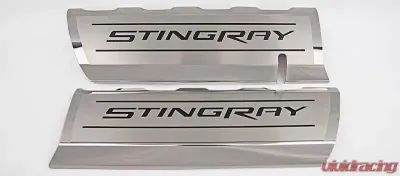 American Car Craft 2Pc Stingray Style Garnet Red Fuel Rail Covers Chevrolet Corvette C7 | Z51 2014-2019 - ACC-053117-GNRD