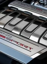 American Car Craft 2Pc Stainless Steel Fuel Rail Cover Chevrolet Corvette C7 Grand Sport 2014-2019                                     - ACC-053119 - Image 3