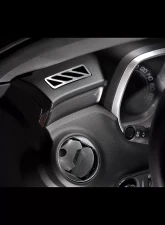 American Car Craft 2Pc Polished Stainless Steel A/C Vent Upper Dash Trim Chevrolet Camaro 2010-2015                                     - ACC-101010 - Image 3