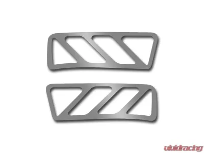 American Car Craft 2Pc Polished Stainless Steel A/C Vent Upper Dash Trim Chevrolet Camaro 2010-2015 - ACC-101010