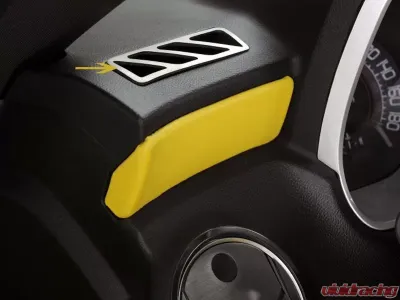 American Car Craft 2Pc Polished Stainless Steel A/C Vent Upper Dash Trim Chevrolet Camaro 2010-2015 - ACC-101010