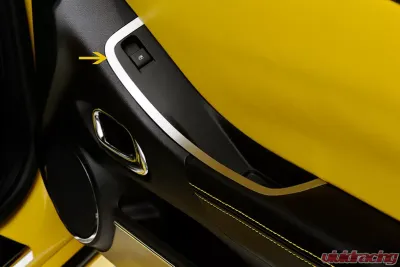 American Car Craft 2Pc Brushed Stainless Steel Door Handle Pull Trim Interior Chevrolet Camaro 2010-2015 - ACC-101012