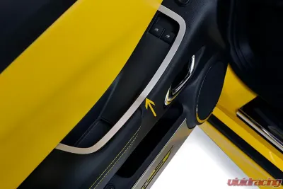 American Car Craft 2Pc Brushed Stainless Steel Door Handle Pull Trim Interior Chevrolet Camaro 2010-2015 - ACC-101012