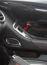 American Car Craft Deluxe Door Handle Pull/Switch Trim Plates Chevrolet Camaro Coupe 2012-2013                                     - ACC-101021 - Image 3