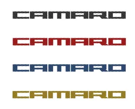 American Car Craft 2Pc Brushed Stainless Black Carbon Fiber Door Panel Kick Plates Chevrolet Camaro 2010-2015