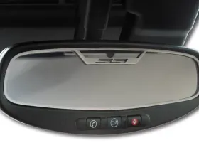 American Car Craft Oval No Sensor Rear View Mirror Trim Chevrolet Camaro SS 2010-2014