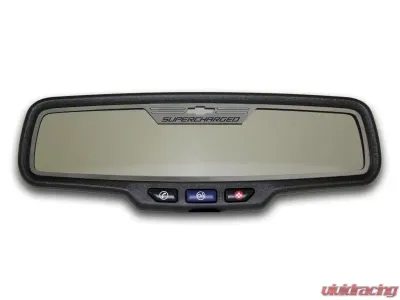 American Car Craft Rectangle Rear View Mirror Trim Supercharged Style Chevrolet Camaro ZL1 2012-2013 - ACC-101032