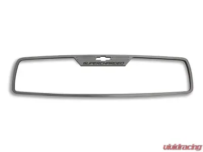 American Car Craft Rectangle Rear View Mirror Trim Supercharged Style Chevrolet Camaro ZL1 2012-2013 - ACC-101032
