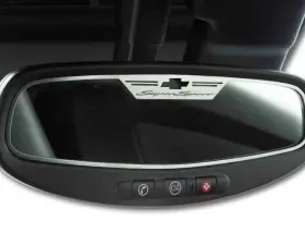 American Car Craft Oval No Sensor Rear View Mirror Trim SuperSport Style Chevrolet Camaro SS 2010-2014