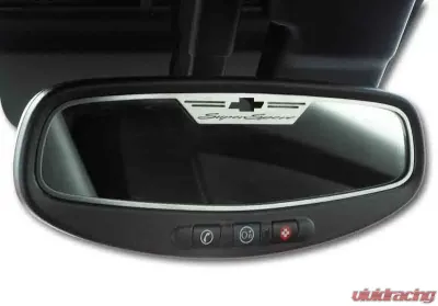 American Car Craft Oval Rear View Mirror Trim SuperSport Style Chevrolet Camaro SS 2010-2014 - ACC-101040-S